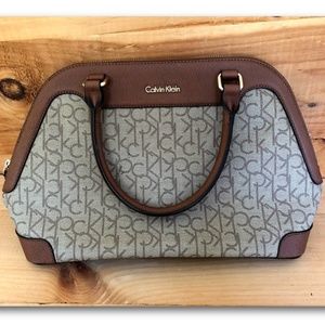 Calvin Klein Double Top Handle Handbag